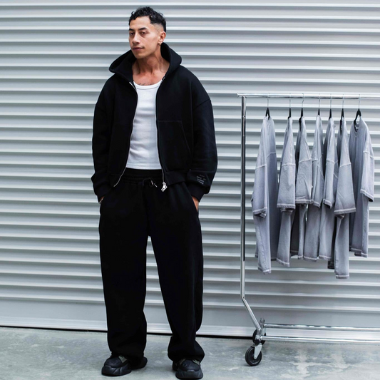 Harlem Baggy Sweatpants - Black